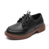 Children leather shoes for boys  new fashion kids retro single shoes students black British style performance shoes