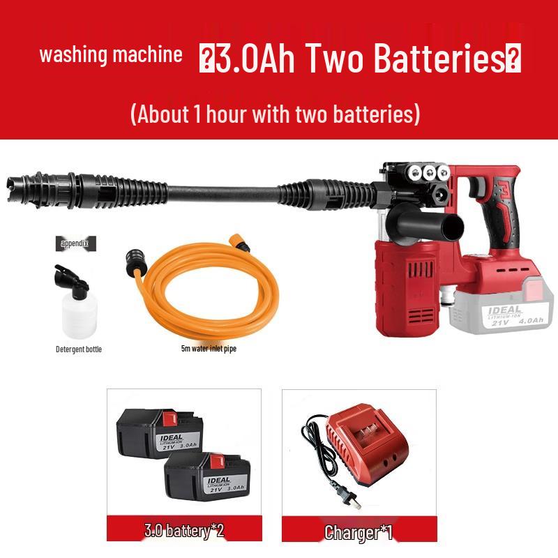 TURBOSUN Cordless Electric Pressure Washer CN plug (adapter included)