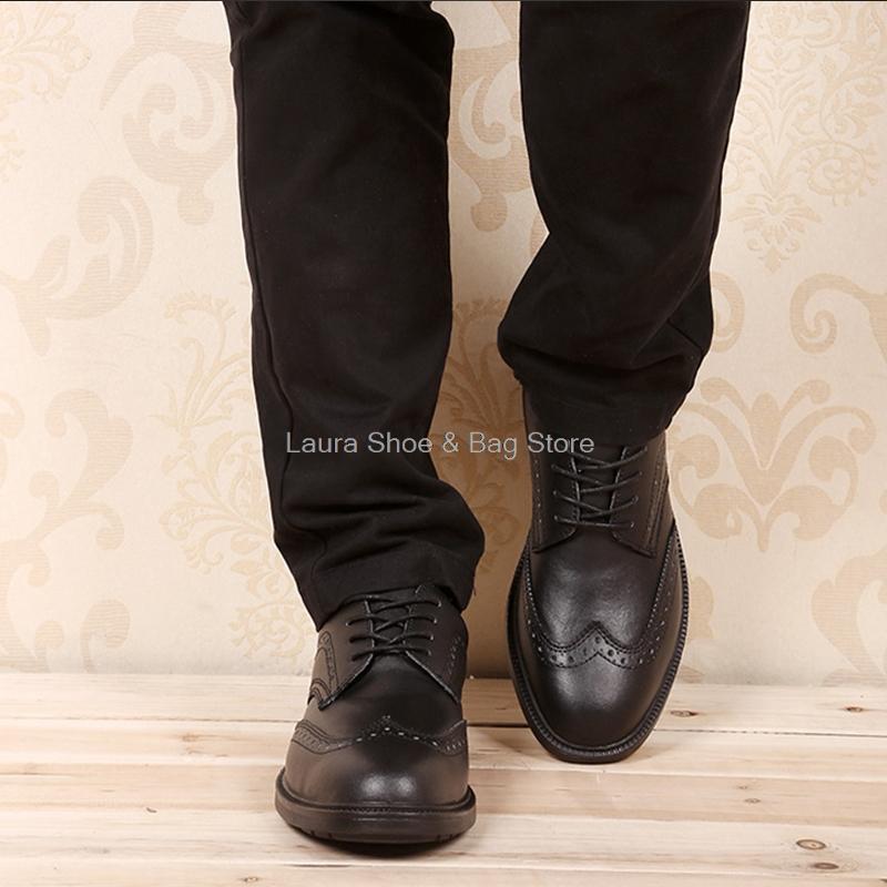 Módní pánská ochranná obuv z hovězí kůže Letní prodyšná ocelová špička Kevlar odolný proti propíchnutí Bezpečnostní obuv pro businessmany Pracovní boty