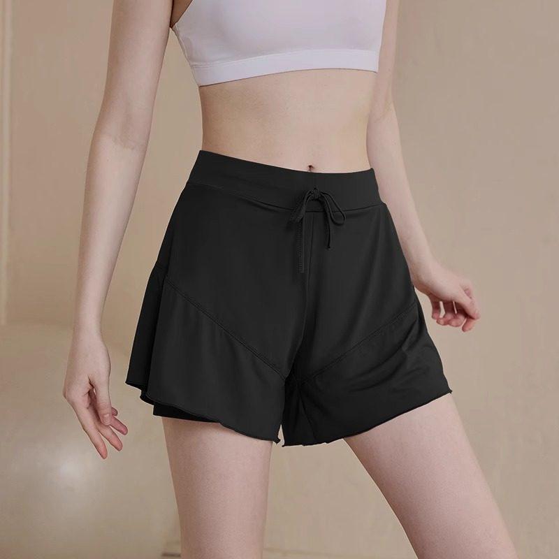 Plus Size Women's Quick-Dry Yoga Sports Set - Summer Loose Gym Shorts
