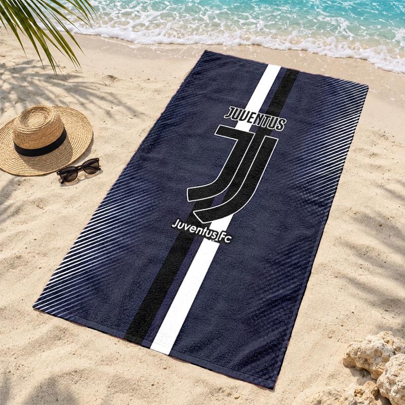 Juventus FC Microfiber Beach Towel Quick Dry Sand Free Lightweight Beach Towels for Travel Swimming Camping