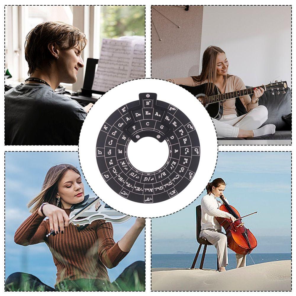 Rotating Design Circle of Fifths Wheel Music Theory Learning Tools  Musical Instruments
