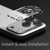 3Pcs Camera Lens Protector For iPhone 17 Pro Max 17 Pro 17 Air 9H HD Lens Protective Glass Camera Chamber Acrylic Transparent