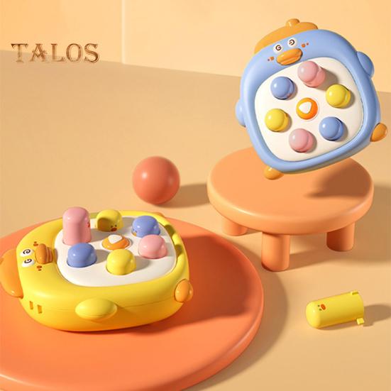 Kinder schlagen Maulwurf Spielzeug Cartoon Ente Druckknopf Handheld Spiel Maschine tragbare Reise Kleinkinder Jungen Mädchen pädagogische Presse Maulwurf Spiel