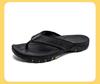 HOBIBEAR Herren Sommer-Flip-Flops mit Fußgewölbeunterstützung und dicker Sohle für den Außenbereich, Strand oder Zuhause.