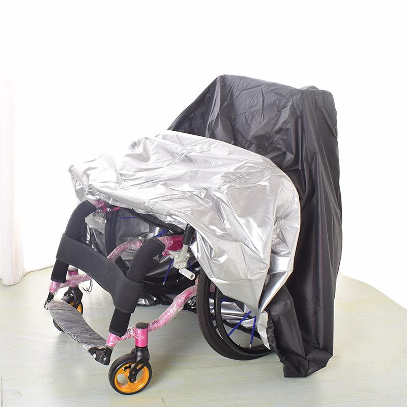 Waterproof Foldable Oxford Cloth Wheelchair Dust Cover - Lightweight, Rainproof, Sunproof, Easy to Store for Elderly.