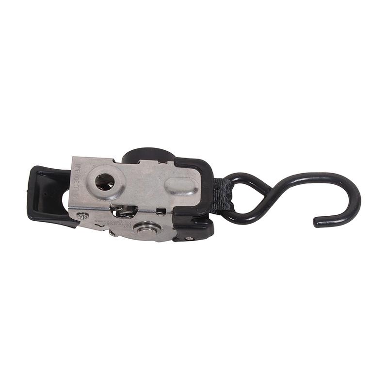 MOTO4U Bolt on Retractable Ratchet Straps Coated S Hook Stainless Steel Auto Retract Ratchet Straps Self Ratcheting Strap 1PC