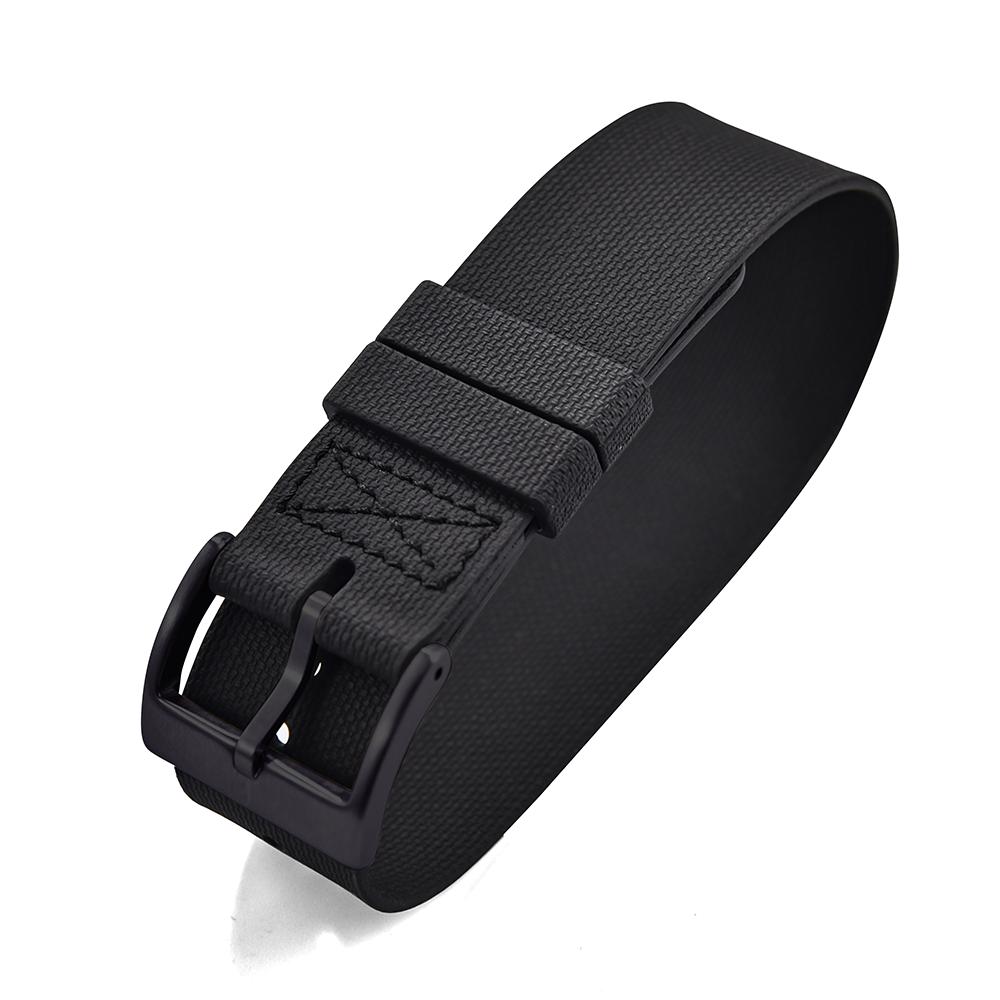 

New Sports Fashion One Piece FKM Watch Strap 20mm 21mm 22mm Rubber Watch Band Wristband For Seiko Omega 20mm