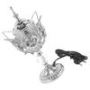 Electric Incense Burner Eu Plug Portable Metal Aroma Burner Vintage Plug in Incense Stove Desktop Censer Aromatherapy Home Decor