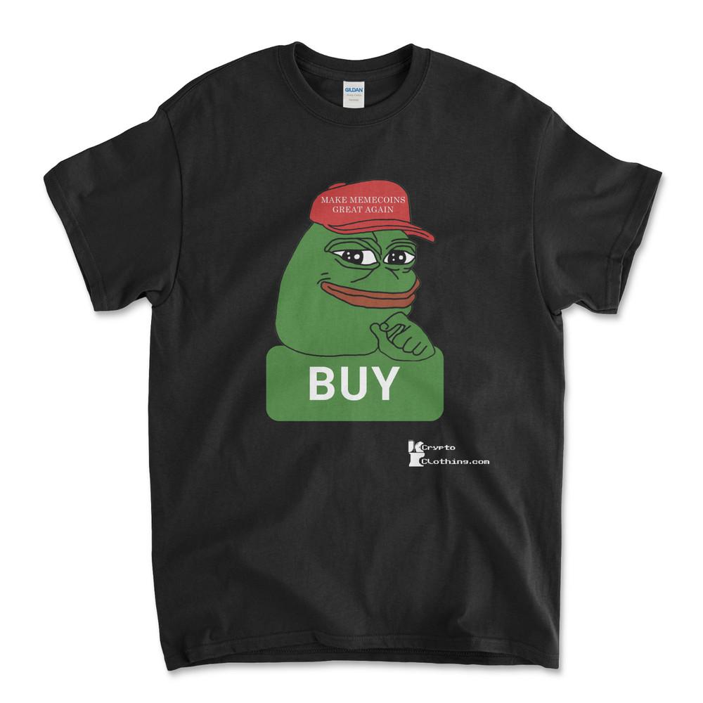 PEPE COIN Crypto Cryptocurrency Altcoin HODL  Black T-Shirt UPC95 Unisex T-Shirt XXXXL