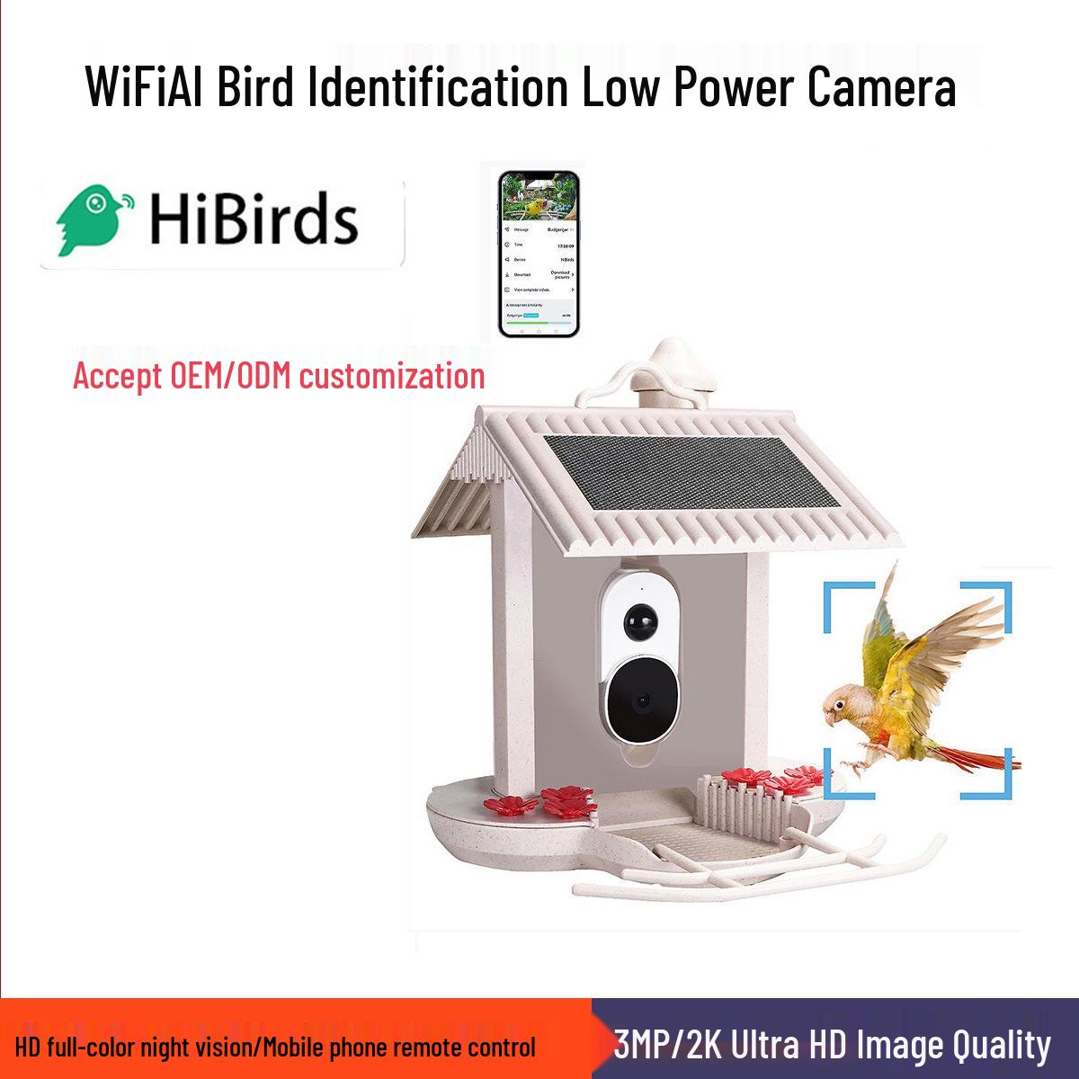 Smart Solar AI Bird Feeder with