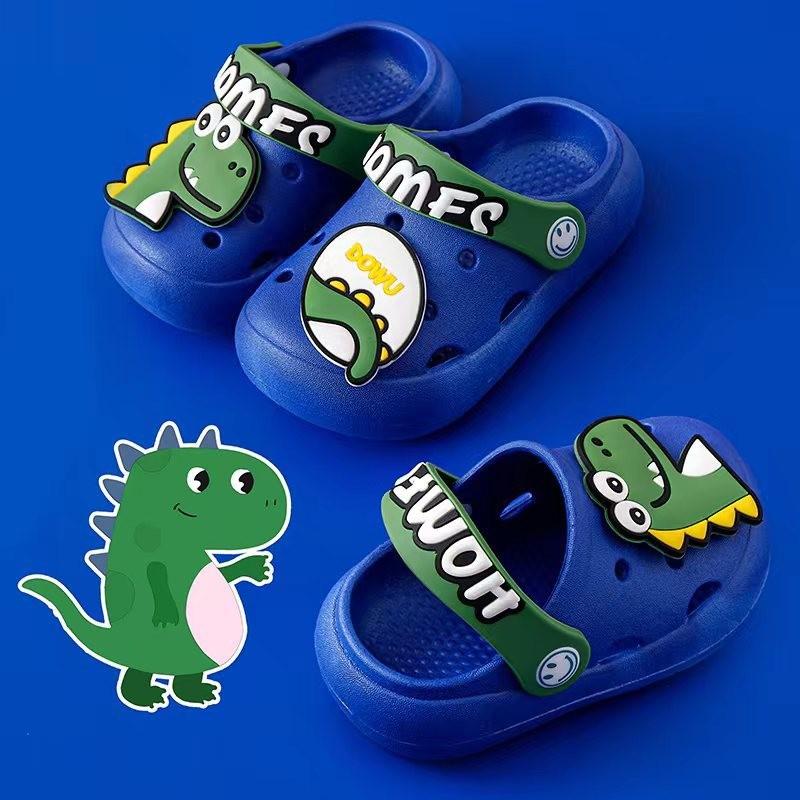 Léto Nové Dětské studené pantofle Vnitřní protiskluzové a měkké dno Pohodlné Roztomilé dětské dírkové boty, domácí pantofle pro chlapce a dívky