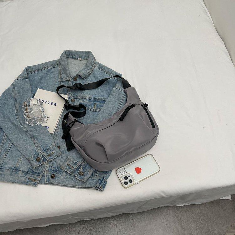 Nylon Zipper Ladies Crossbody Bags Casual Versatile Youth Trend Shoulder Bags