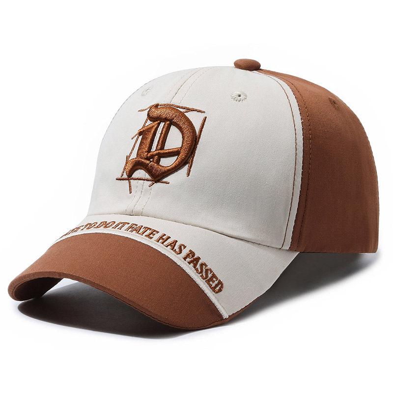 Northwood Bonés de Beisebol Infantis com Letras D para Meninos Meninas Chapéu de Sol Letra Topo Rígido Infantil Protetor Solar Hip Hop