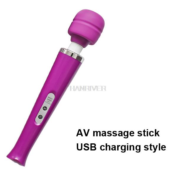 New 10 Speeds Magic Wand Massager,Big Magic Wand Massage Stick AV Vibrators Sexy Clit Vibrator Sex Toys for Women 32 *