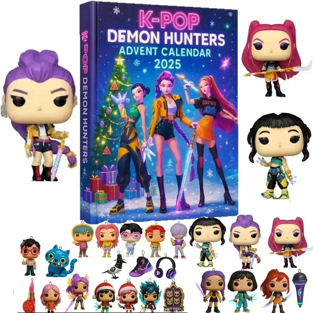 

Kpop Demon Hunters Advent Calendar Huntrix Rumi Mira Zoey SAJA Boys Derpy Tiger Latest Year s Decor Xmas Countdown Playthings