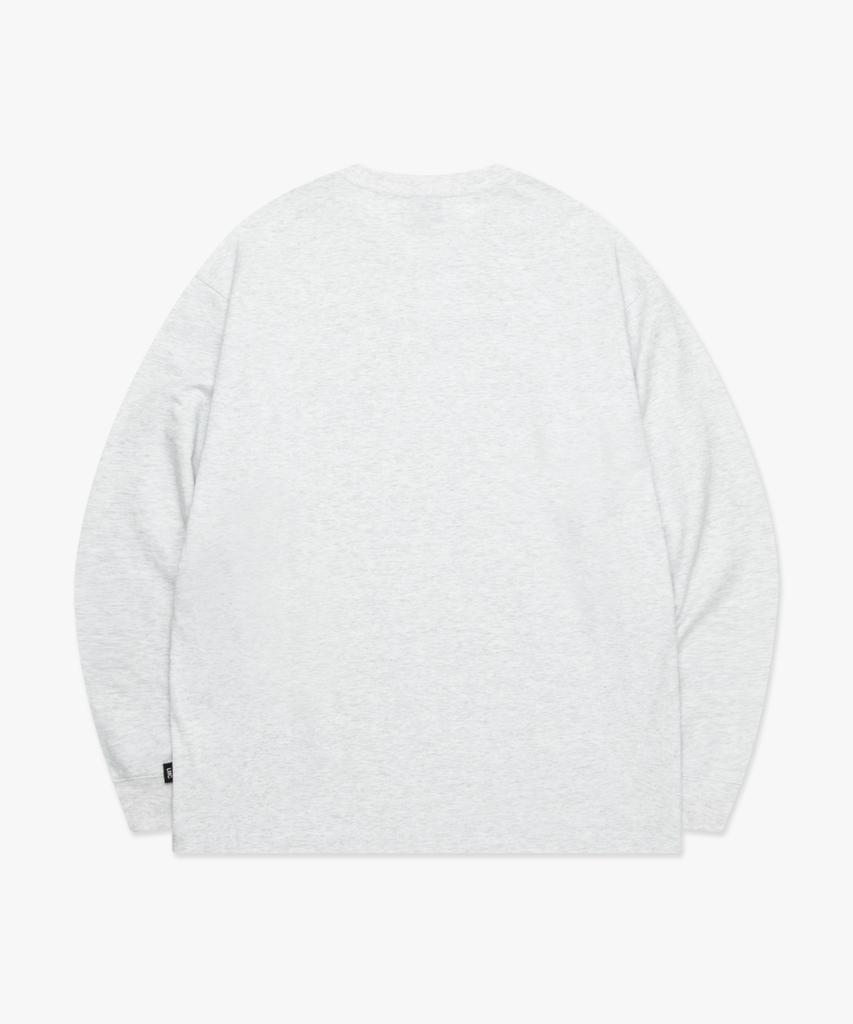 LMC Signature Globe Long Slv Tee Light Heather Gray