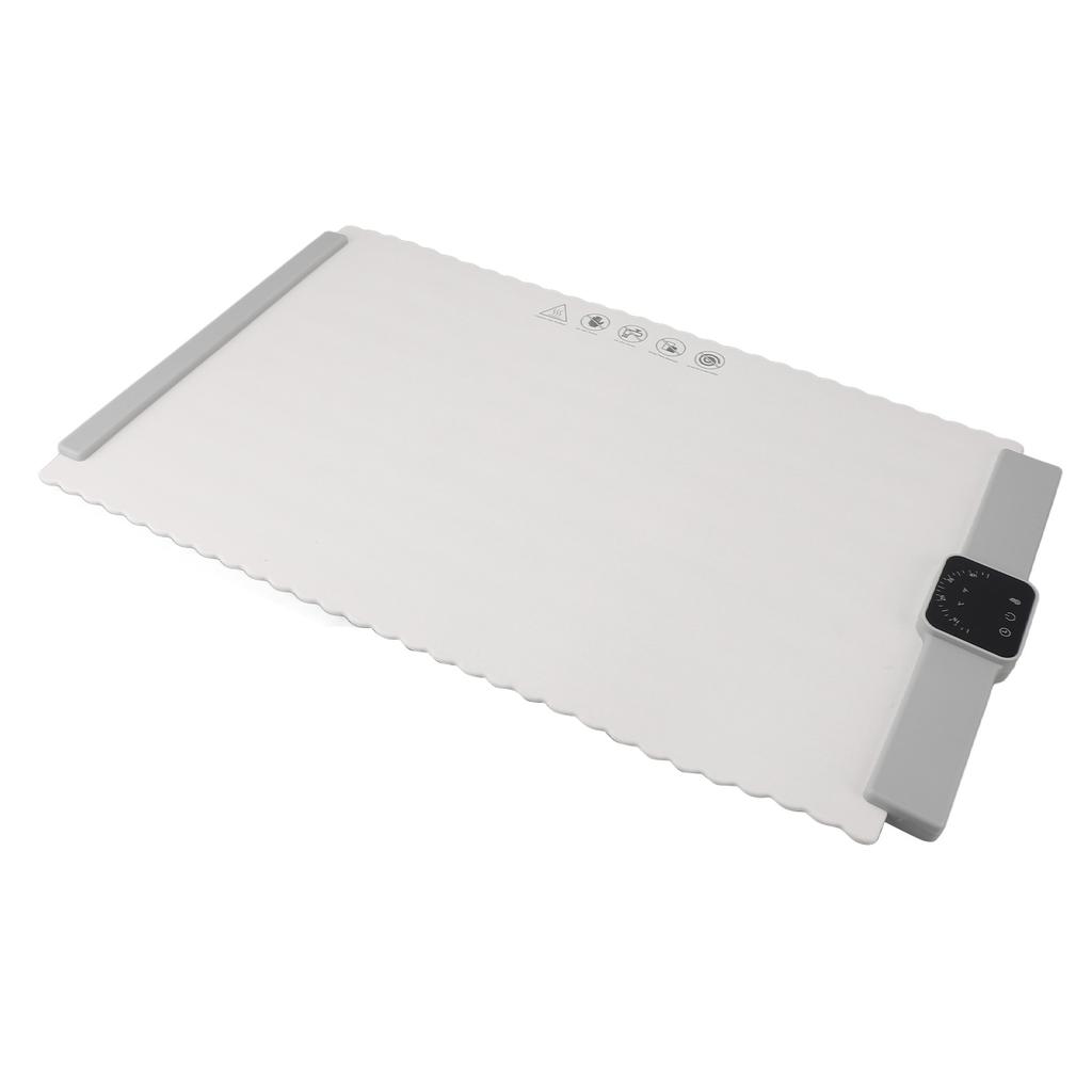 Elektrische Warmhalteplatte 10s Schnelles Aufheizen 5 Temperatureinstellungen 4 Timer Digitalanzeige Aufrollbar Lebensmittel