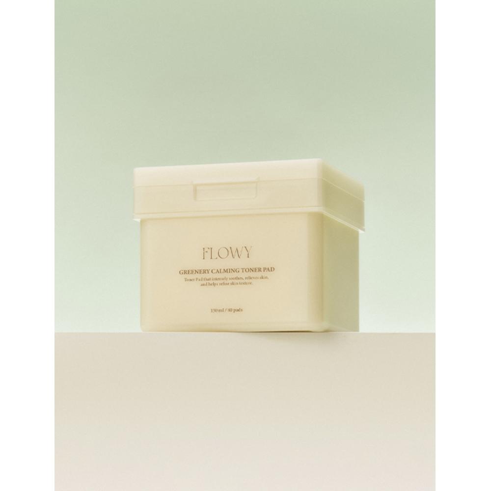 Flowy Greenery Calming Toner Pad 150ml  80 Sheets