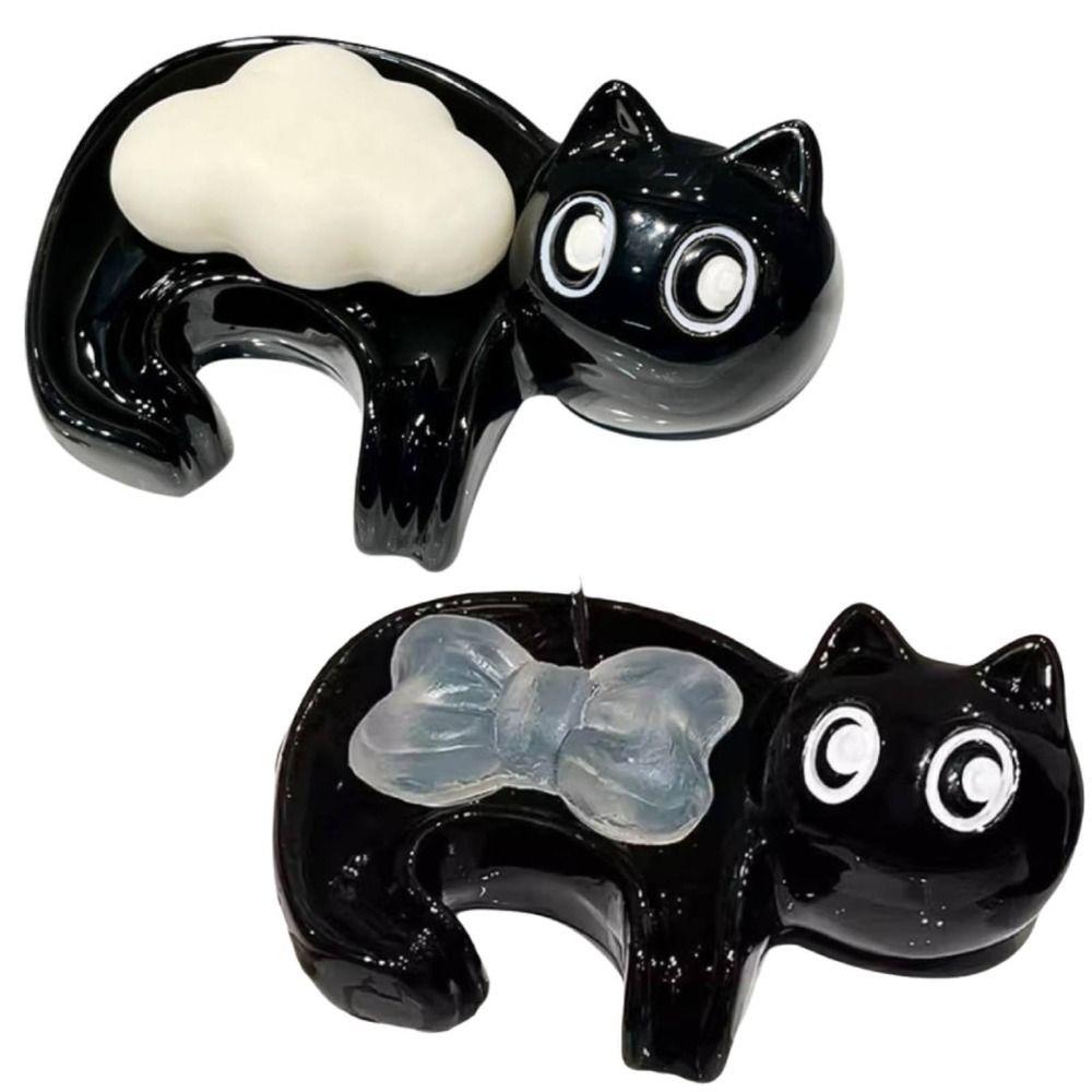 

Чехол для мыла для унитаза, мыльница, самоосушающийся домашний декор, креативный держатель для мыла для слива кошек