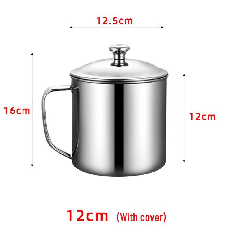 304 Stainless Steel Insulated Mug with Lid and Handle