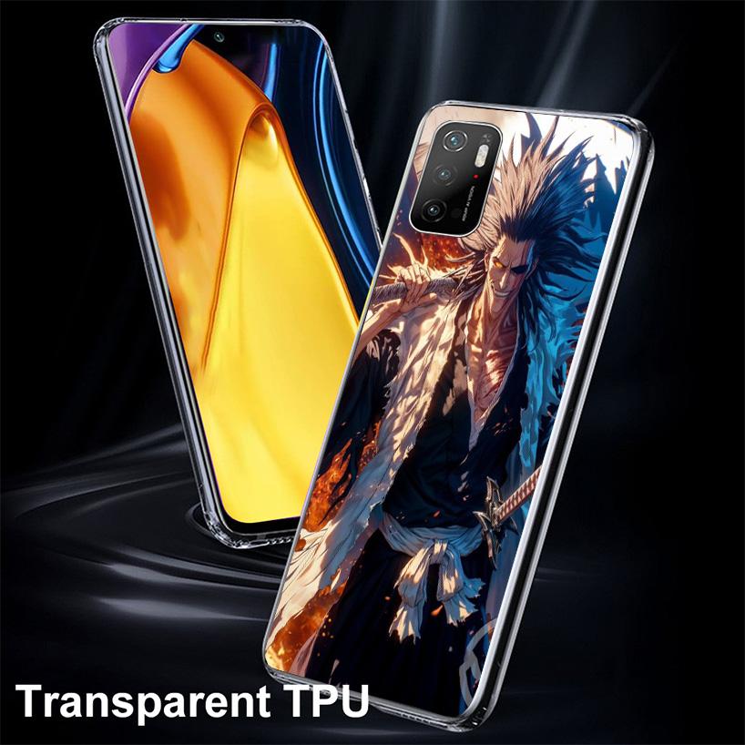 Zaraki Kenpachi Bleach Phone Case For Xiaomi Poco X7 X6 X5 Pro F7 Ultra Redmi 15C 15 13 13C 12 12C 10 10A 10C 9 9A 9C 9T Shell P