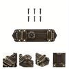 1 Pc Zinc Alloy Door Window Latch Vintage Security Sliding Bolt Lock for Home