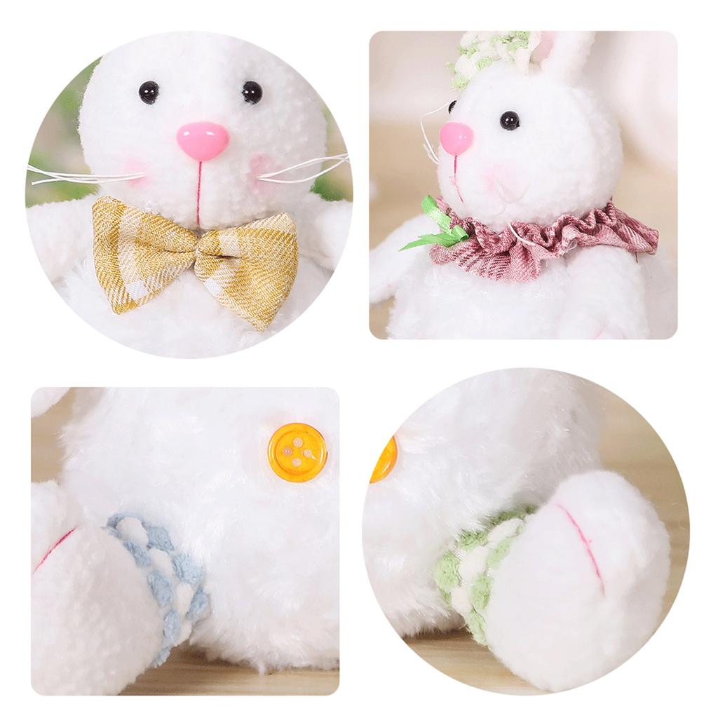 Easter Decorative Plush Sitting Bunny Doll, Easter Bunny Figurine, Ornament, Pendant