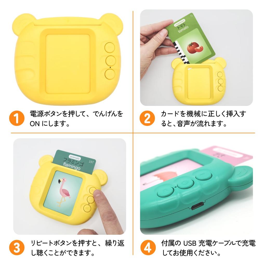 Talking Flash Cards Learning English/Japanese (Green)