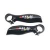 RXL SL-Bicycle Handlebar Horns, Black Bar End, Ergonomic Design, Mountain Bikes, Carbon Fiber, Horn