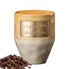 Taza de Café de Oriente Medio de 265ml Taza Estilo Saudí Taza para Té con Leche Taza de Cerámica para Pareja Taza con Flor Tirada Taza de Oficina Regalo para Amigos