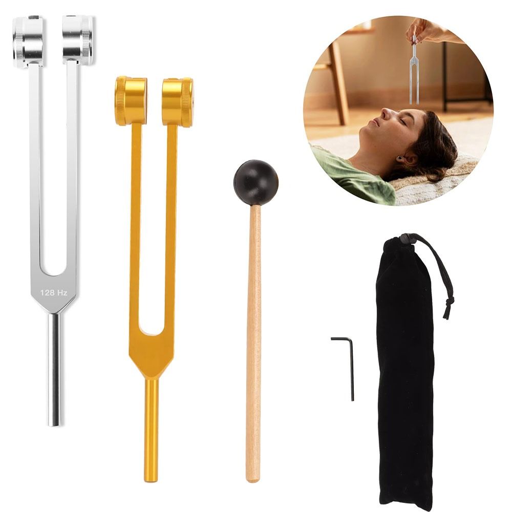 Ear Cleaning Tools Tuning Fork Set  for Healing Chakra Sound Therapy Reliever Stress