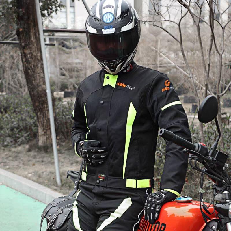 Windproof Waterproof and Breathable All-season Men's Motorcycle Racing Suit with Built-in Protective Gear Motorcycle Riding Gear