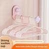New Suction Cup Clothes Hanger Storage Rack - Multi-functional Extension Storage Rack for Home Balcony - No Drilling, Seamless Clothes Hanger Holder