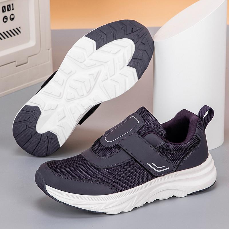 

New Comfort Elder Men Or Women Winter Fashion Air Mesh Breathable Shoes Grandparents Lightweight Footwear 35