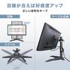 ErgoGrade Single Monitor Supports Up To Weight Capacity VESA Black Stand, 27-inch Monitors, 2-10kg, 100100/7575,