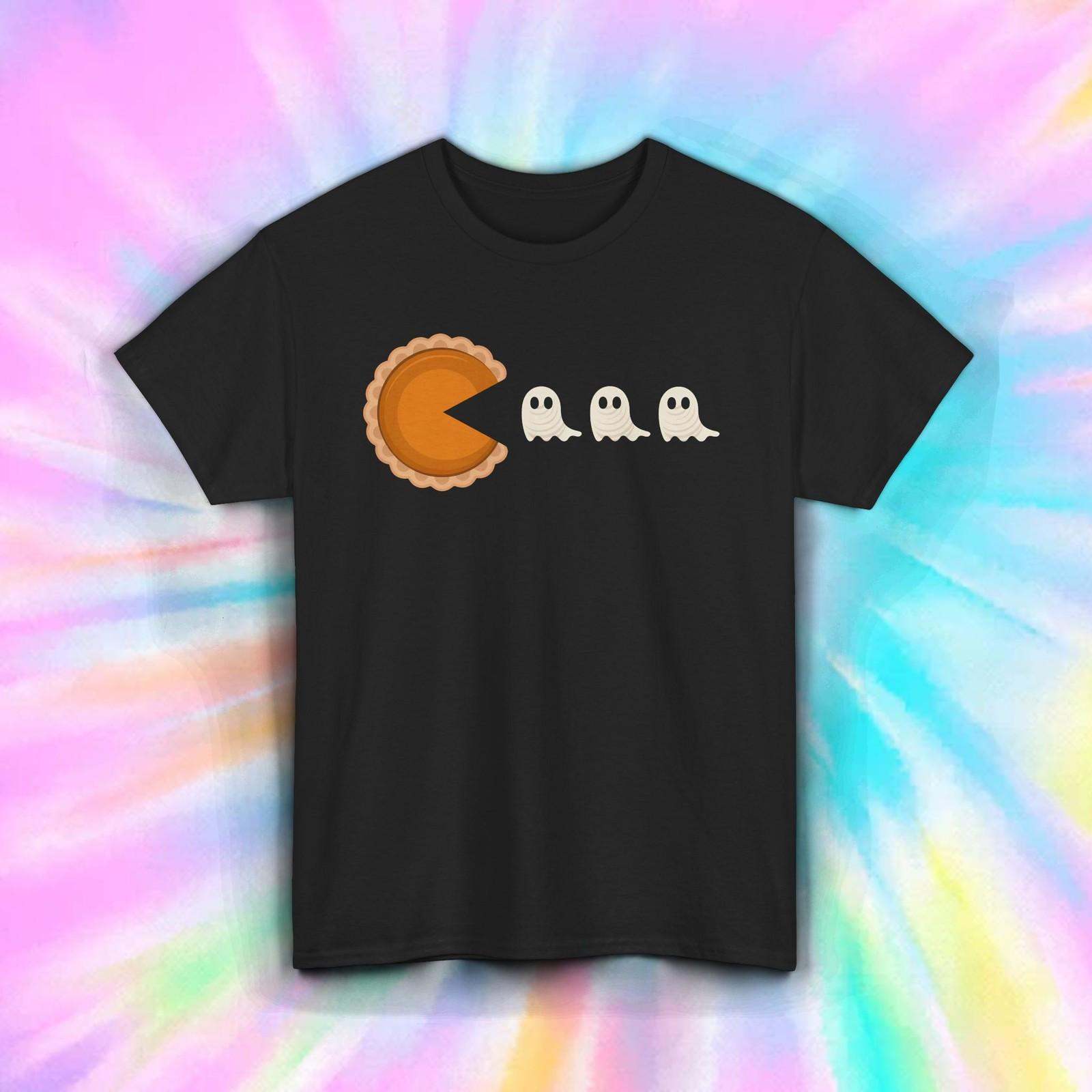 Pumpkin Pie Shirt Funny Ghost Game Parody Thanksgiving Humor Tee S-5XL XXXXL