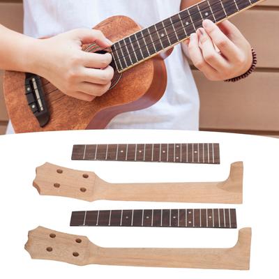 Ukulele Hmatník Ukulele Hmatník Krk Set Palisandr Okoume Dřevo Hmatník Náhrada pro 4strunný Hudební Nástroj