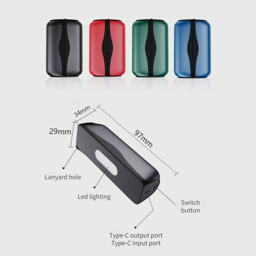 5000mAhx2 USB-Aufladung Doppelseitige Heizung Split-Typ Elektrischer Handwärmer Ladegerät Magnetischer Handwärmer