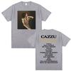 CAZZU Latinaje Album Tour 2026 Graphic T Shirts Unisex Women Clothing Aesthetic Fashion Tshirts Loose Oversized Y2K Top Streetwear