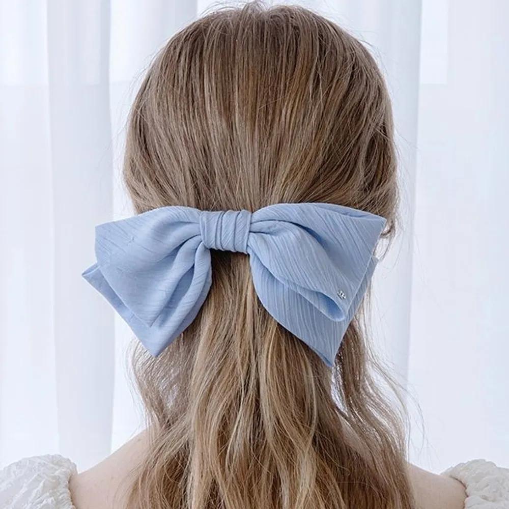 Winkle Ribbon Hairpin JP-22-109AB pink