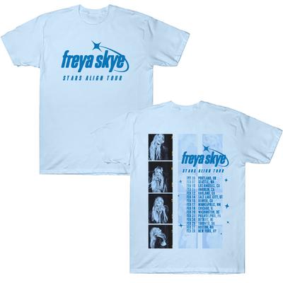 T-shirt Freya Skye Stars Align Tour T-shirt Freya Skye T-shirt Tournée d'Été 2026 T-shirts Coton Haute Qualité Vêtements Confortables Unisexe Y2K