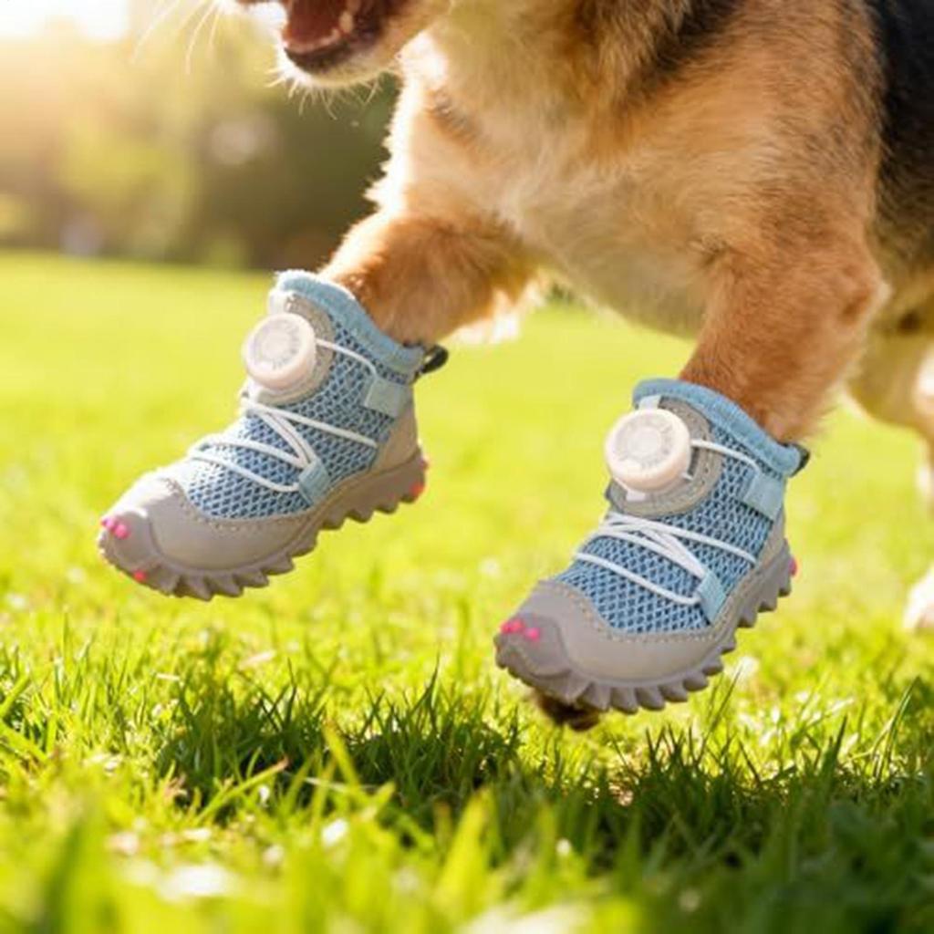 Dog Booties Breathable Waterproof Paw Covers Boots For Dogs For Winter Snow Rain Hot Pavement Running Small Breed Puppy Pet Foot