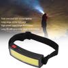 COB Headlamp USB Rechargeable Lightweight High Brightness LED Head Lamp for Fishing Camping Night Riding