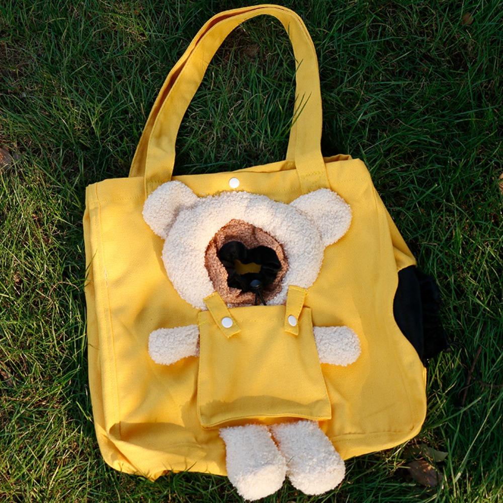 Adjustable Cat Carrier Bag Breathable Pet Outdoor Bag Practical Cats Shoulder Bag  Outdoor Camping