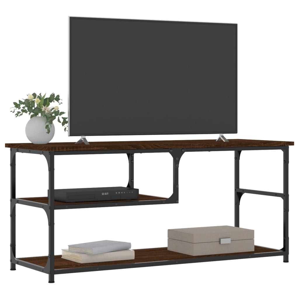 Vidaxl TV Stand, Brown Oak, 103X38X46.5 Cm