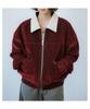 Leunnet Velvet Mute Denim Jacket / Wine