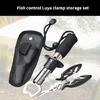 Fish Gripper Fishing Pliers Mutifunction Line Cutter Hook Remover Fish Lip Gripper with Storage Bag Fly Fishing Tool