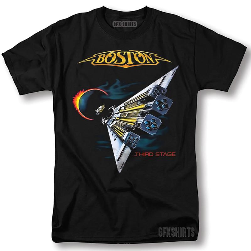 

Boston Shirt Third Stage Rock Concert Tour Merch Vntg Graphic Design T-Shirt 2XL