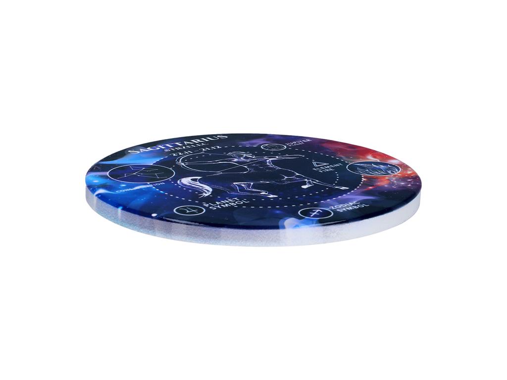 Komplet 4 Podkładek Ceramicznych Znaki Zodiaku Strzelec Pod Kubek Mata